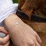 Silver Dog Paw Bracelet, thumbnail 1 of 2