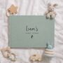 Personalised Linen Baby Memory Book, thumbnail 2 of 7