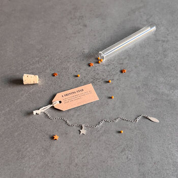 Star Charm Sterling Silver Bracelet, 2 of 8