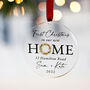 Personalised First Christmas In New Home Bauble, thumbnail 4 of 6