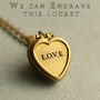 Personalised Vintage Heart Locket Necklace, thumbnail 7 of 9