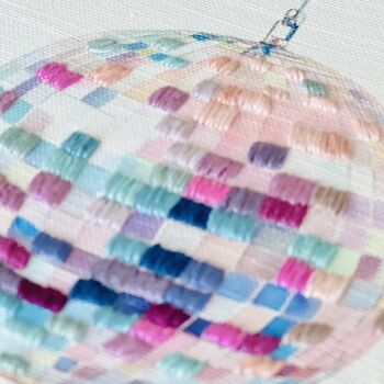 Disco Ball Embroidery Hoop Kit, 2 of 4