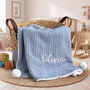 Personalised Soft Pink Cable Knit Blanket, thumbnail 12 of 12