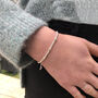 30th Birthday 9ct Gold And Silver Milestone Bracelet, thumbnail 2 of 8
