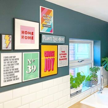'This Kitchen Is For Dancing' Spotted Quote Print, 2 of 5