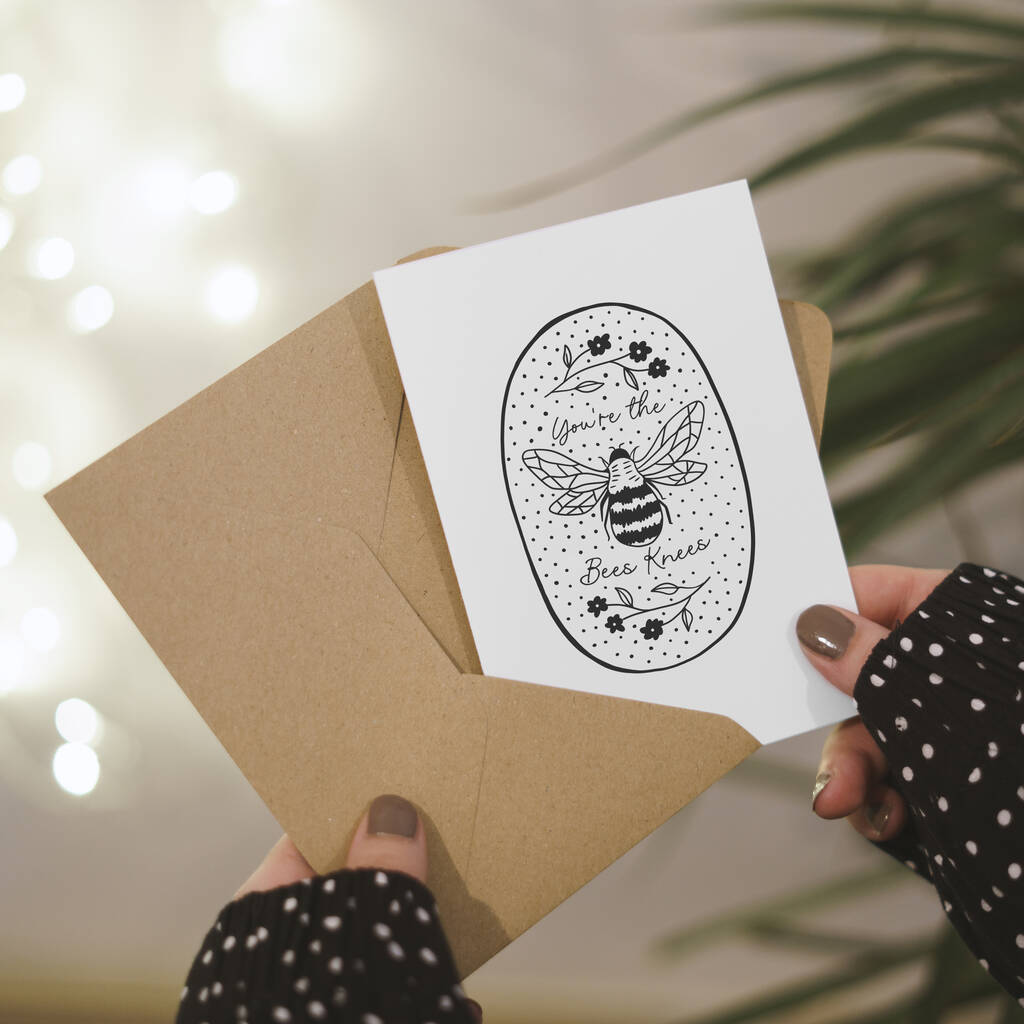 'You're The Bees Knees' Greetings Card, 1 of 2
