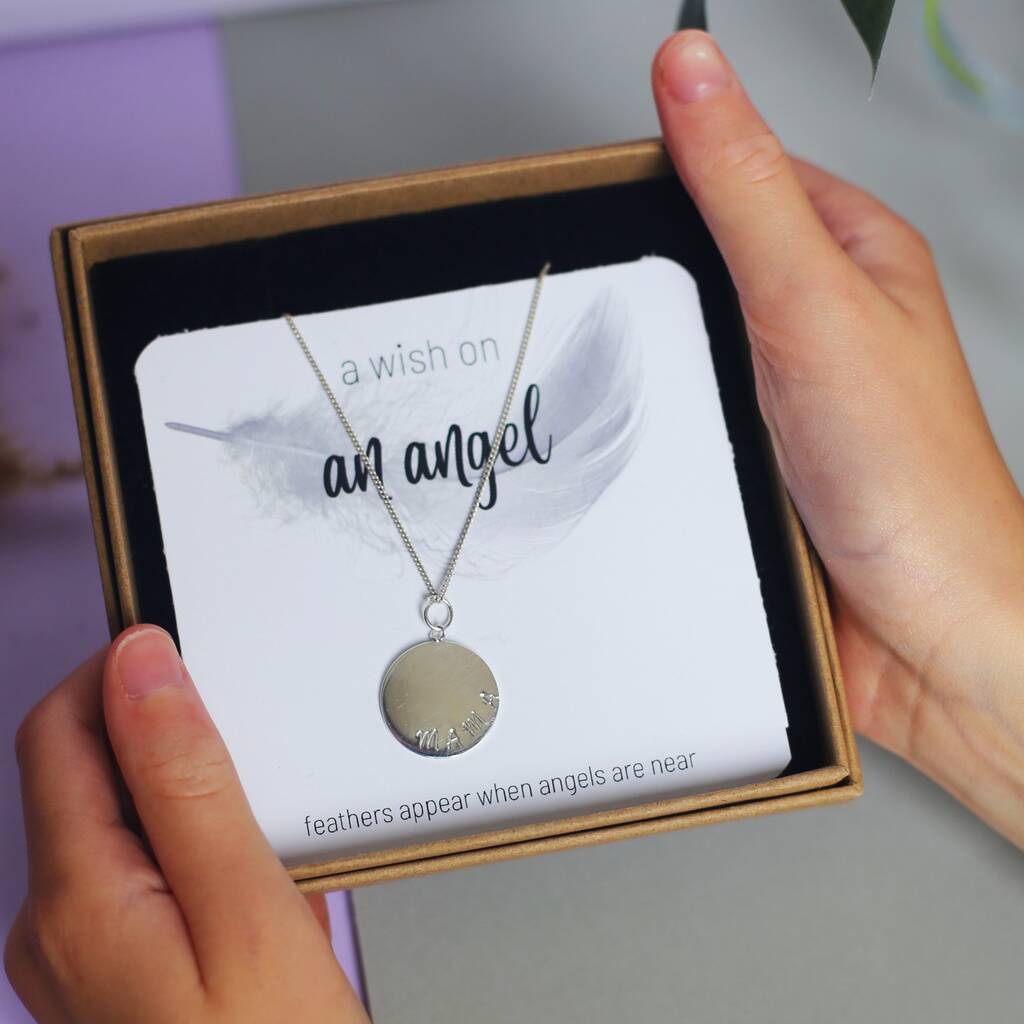 Personalised Loss Grief Bereavement Necklace Gift By Wish Upon A String