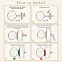 Ocean Leaf Round Shaped Ceramic Drawer Knobs, thumbnail 8 of 9