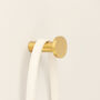G Decor Luxury Solid Brass Circular Wall Coat Hook, thumbnail 2 of 4