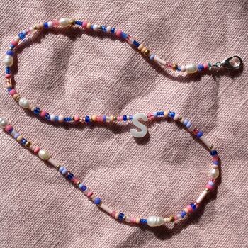 Beaded Necklace With Personalisation Option, 2 of 11