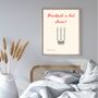A4 Print, Script, Breakfast In Bed Please, thumbnail 1 of 5