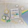 Best Dad Father's Day Award Medals Craft Kit, thumbnail 4 of 8