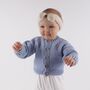 Baby Cardigan Knitting Kit, thumbnail 3 of 11