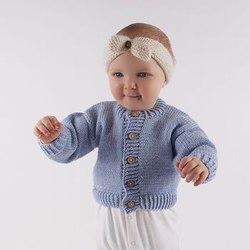 Baby Cardigan Knitting Kit, 3 of 11