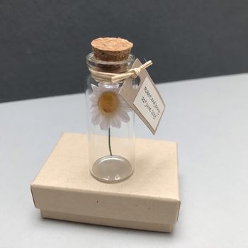 Tiny Personalised Paper Daisy In A Bottle, 5 of 9