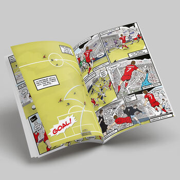 Create Your Own Personalised Football Comic Book, 7 of 8
