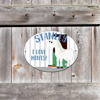 Stable Door Name Plaque Personalised For Horse Or Pony, 3 of 6
