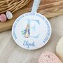 Personalised Watercolor Peter Rabbit Easter Decoration, thumbnail 2 of 3