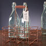 Personalised Industrial Copper Six Bottle Carrier, thumbnail 1 of 10