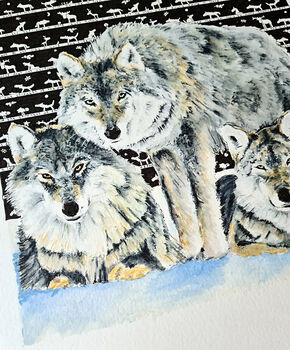 Wolf Art Print, 2 of 5