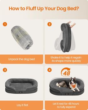 Orthopaedic Dog Sofa Bed Foam Cushion, 6 of 6