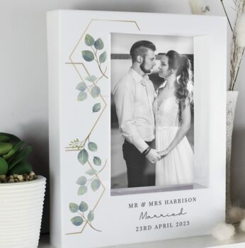 Personalised Botanical Box Photo Frame, 2 of 3