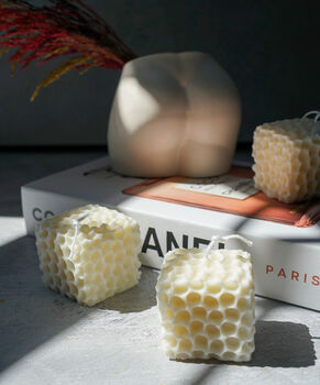Honeycomb Soy Wax Candle | Gift Idea | Home Decor, 5 of 5