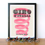 Giro D'italia, Grand Tour Cycling Print, thumbnail 1 of 9