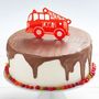 Personalised Fire Engine Birthday Cake Topper, thumbnail 1 of 11