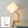 Wooden Robot Nordic Table Lamp, thumbnail 3 of 4