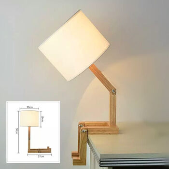 Wooden Robot Nordic Table Lamp, 3 of 4