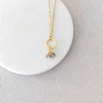 Circle Of Life Family Birthstone Necklace, 7 of 10