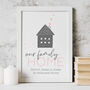 Personalised Family Home Framed Print, thumbnail 1 of 3