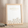 Simple Elegance Foiled Wedding Drop Top Frame Guest Book, thumbnail 1 of 6
