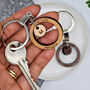 Personalised Coordinate And Initial Keyring, thumbnail 1 of 5