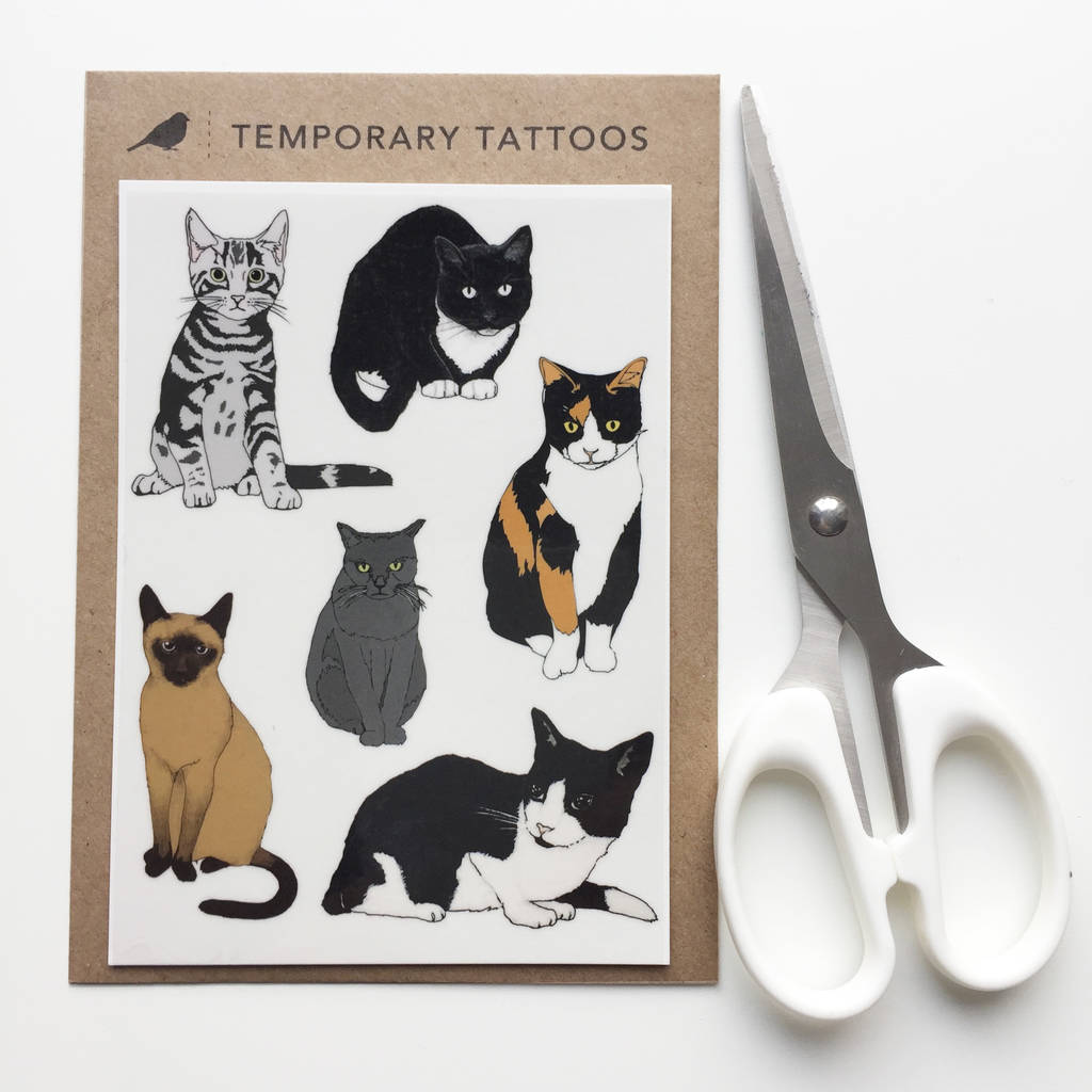 Temporary Tattoo Packs  Monmon Cats