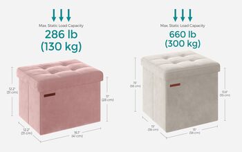 Small Ottoman Footstool With Hidden Storage, 9 of 9