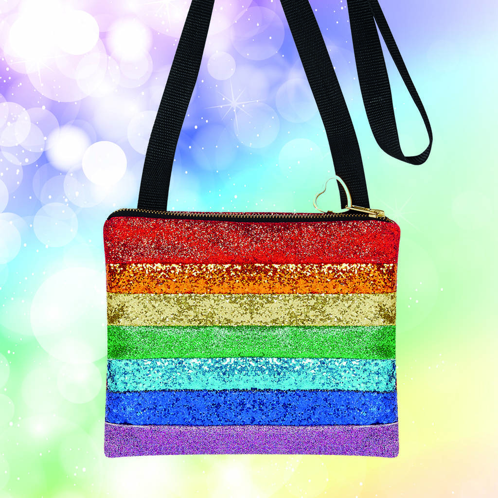 Rainbow Glitter Bag By So S15 | notonthehighstreet.com