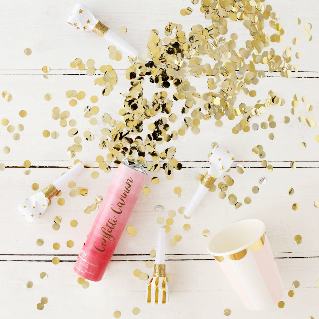 Gold Surprise Party Bundle By Postbox Party | notonthehighstreet.com