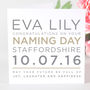 Personalised Typography Christening Day Card, thumbnail 3 of 3