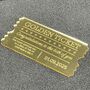 Personalised Golden Ticket Voucher, thumbnail 4 of 7