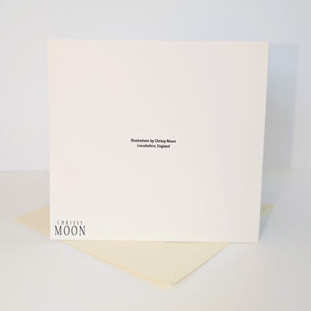 Personalised Wedding Card With Ceramic Portrait Keepsake, 3 of 3