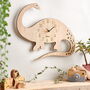 Diplodocus Personalised Children's Dinosaur Clock, thumbnail 1 of 4