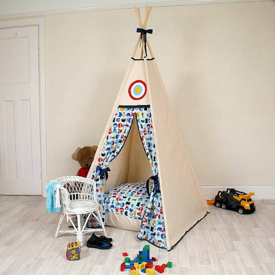 boys superhero teepee tent by teepees by lulu & weasel