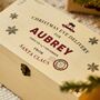 Personalised Christmas Eve Delivery Wooden Christmas Eve Box Fsc®, thumbnail 3 of 4