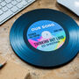 Personalised 'Our Song' Vinyl Record Mouse Mat, thumbnail 3 of 12