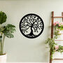 Metal Tree Of Life Wall Art For Modern Home Decor, thumbnail 1 of 11