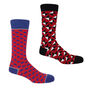 Triangle Red And Disruption Scarlet Men's Socks Bundle, thumbnail 1 of 3