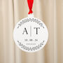 Personalised Engagement Christmas Tree Decoration, thumbnail 3 of 8