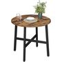 Industrial Round Kitchen Dining Table, thumbnail 6 of 7